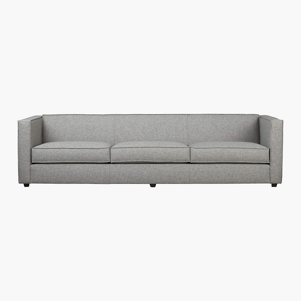 Club Grey Fabric 3 Seater Sofa