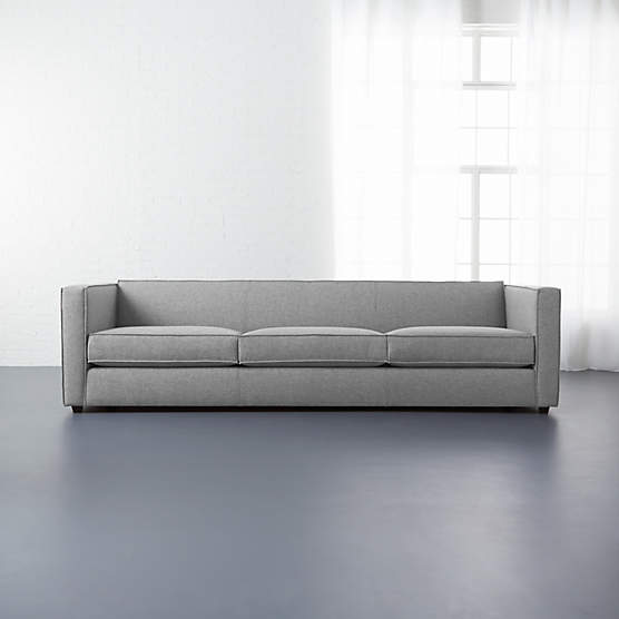 Club 101" Grey Fabric 3-Seater Sofa