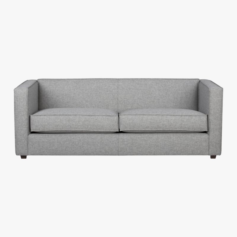 Club 74" Grey Fabric 2-Seater Sofa - image 3 of 7