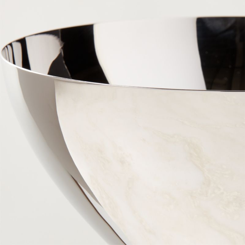 Clyme Polished Stainless Steel Pedestal Serving Bowl - image 3 of 8