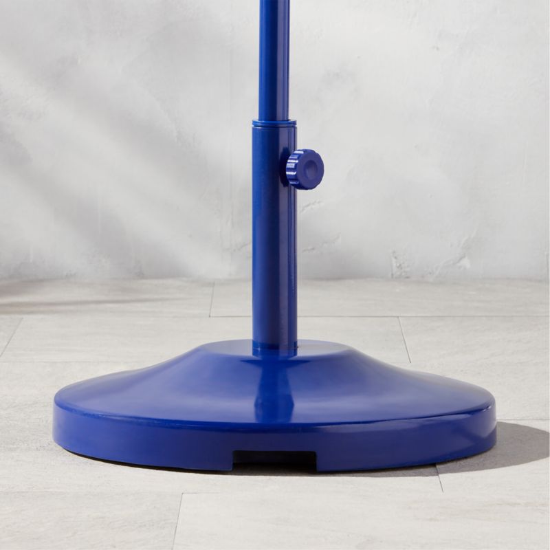 Cobalt Umbrella Base with Wheels + Reviews CB2