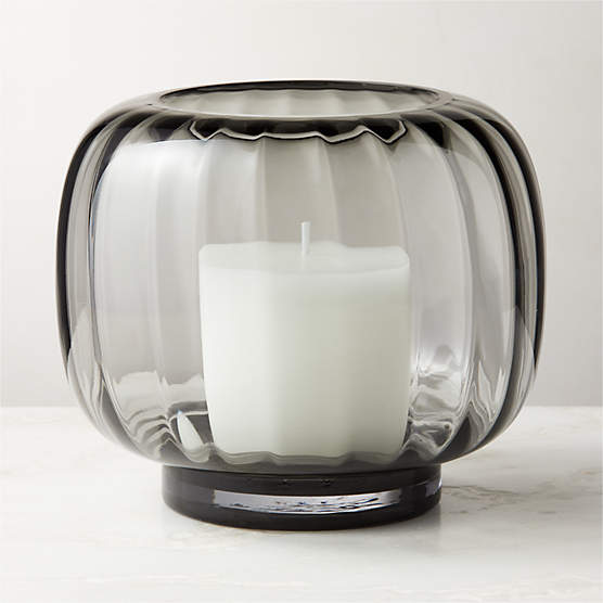 Ezra Dark Brown Modern Votive Candle Holder + Reviews CB2