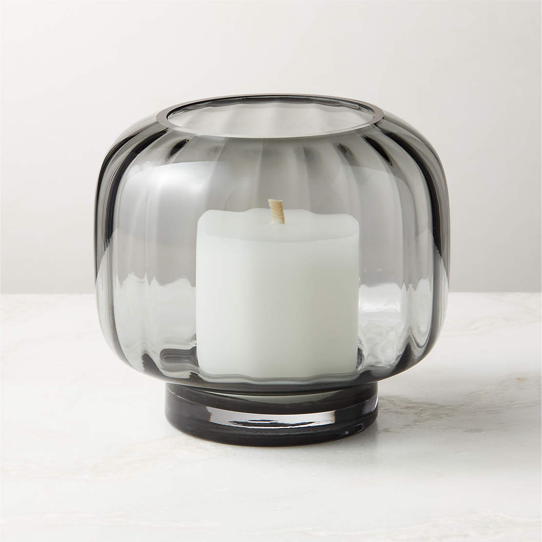 Onyx Modern Votive Candle Holder + Reviews CB2