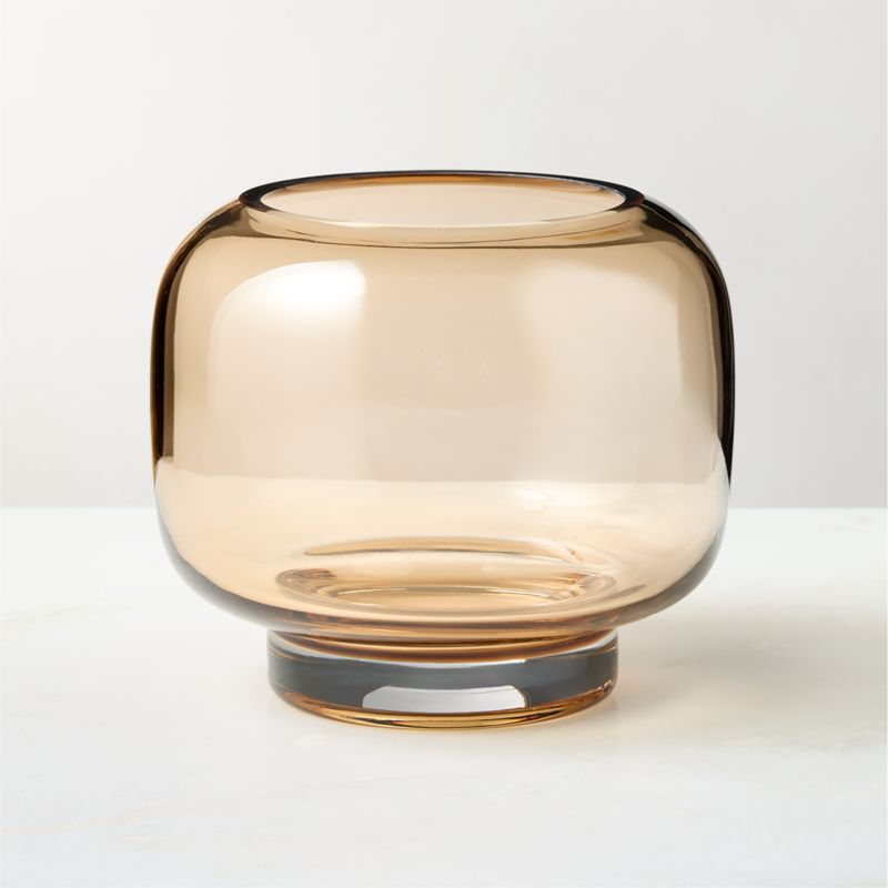 Coco Round Champagne Glass Hurricane Candle Holder Small - image 2 of 8