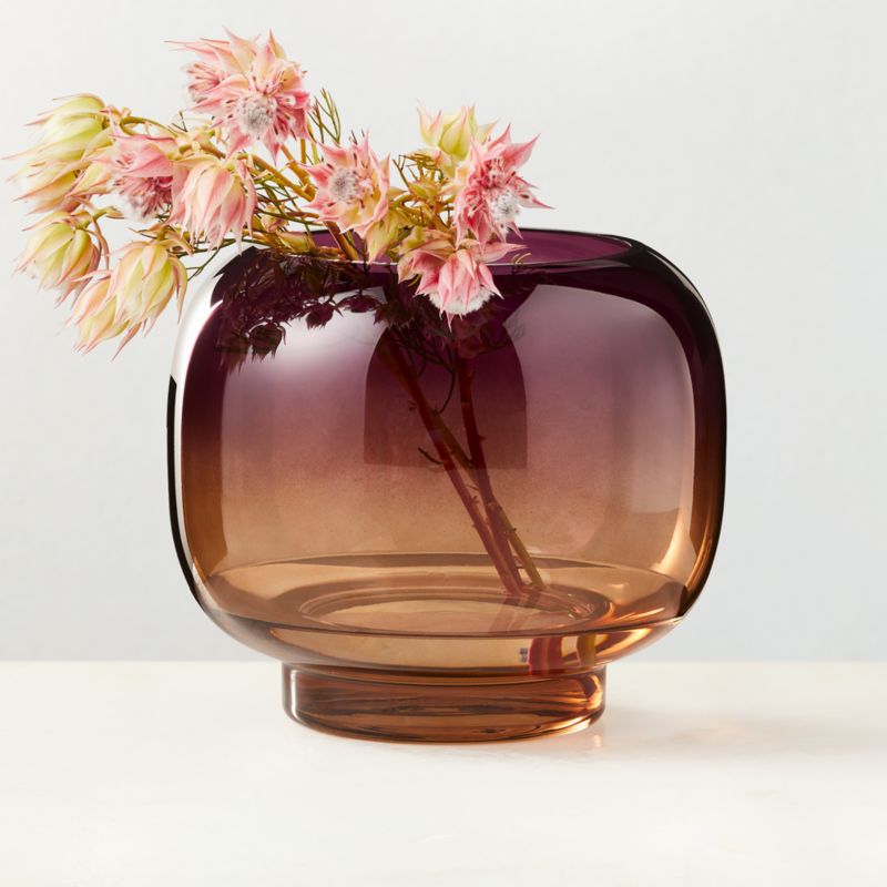 Coco Two-Toned Glass Hurricane Candle Holder Large - image 3 of 12