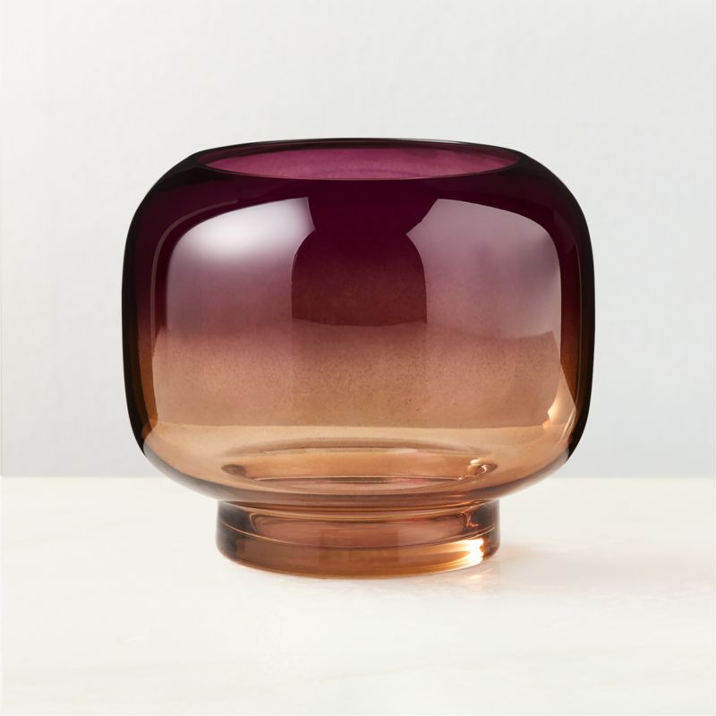 Coco Two-Toned Glass Hurricane Candle Holder Small - image 5 of 13