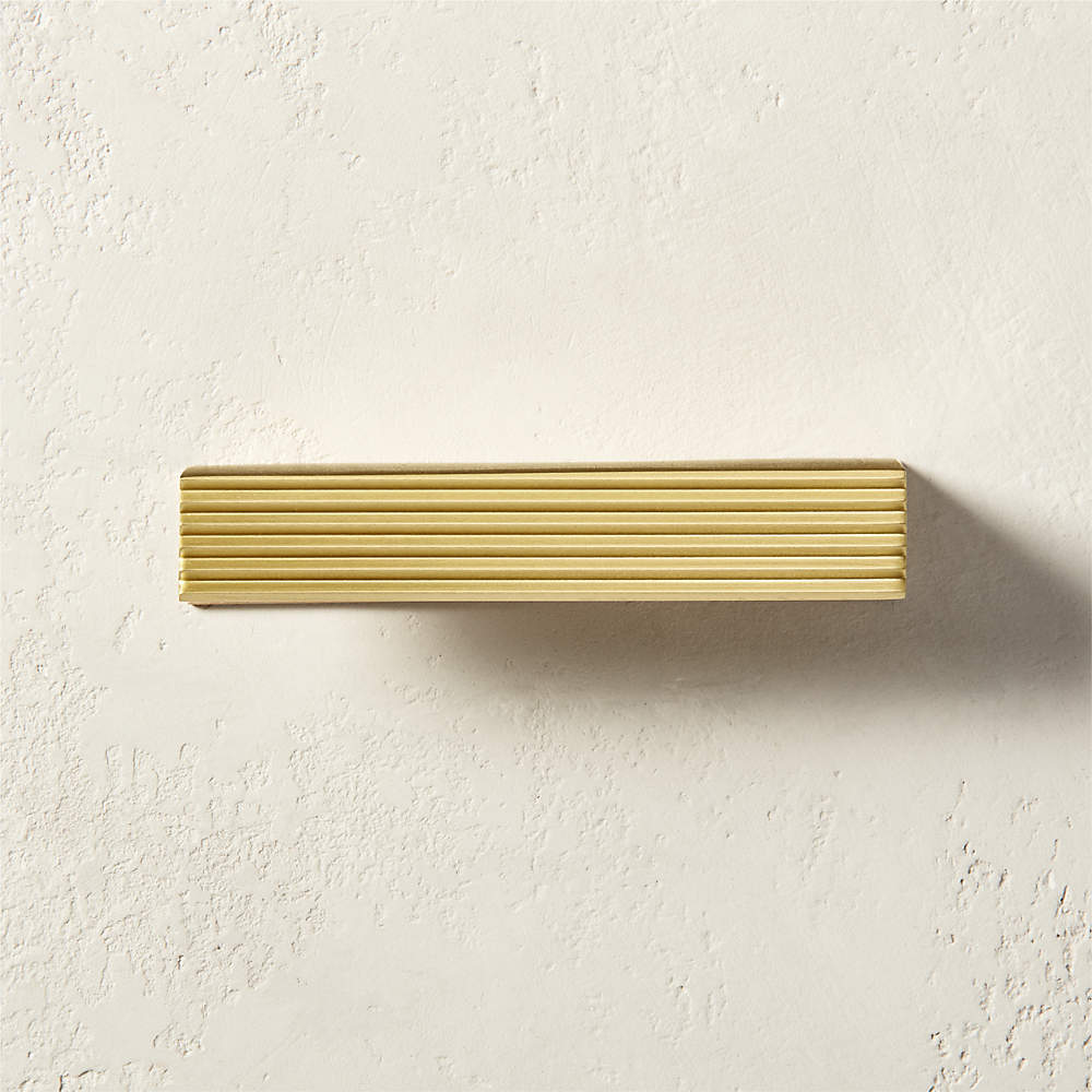 Cody Brushed Brass Cabinet Pull Cb2