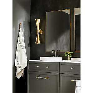 Calix Polished Unlacquered and Satin Brass Handles