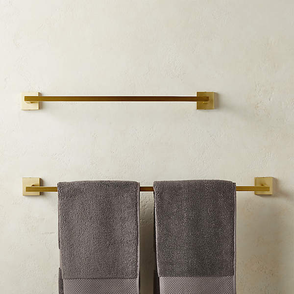 cb2 towel bar