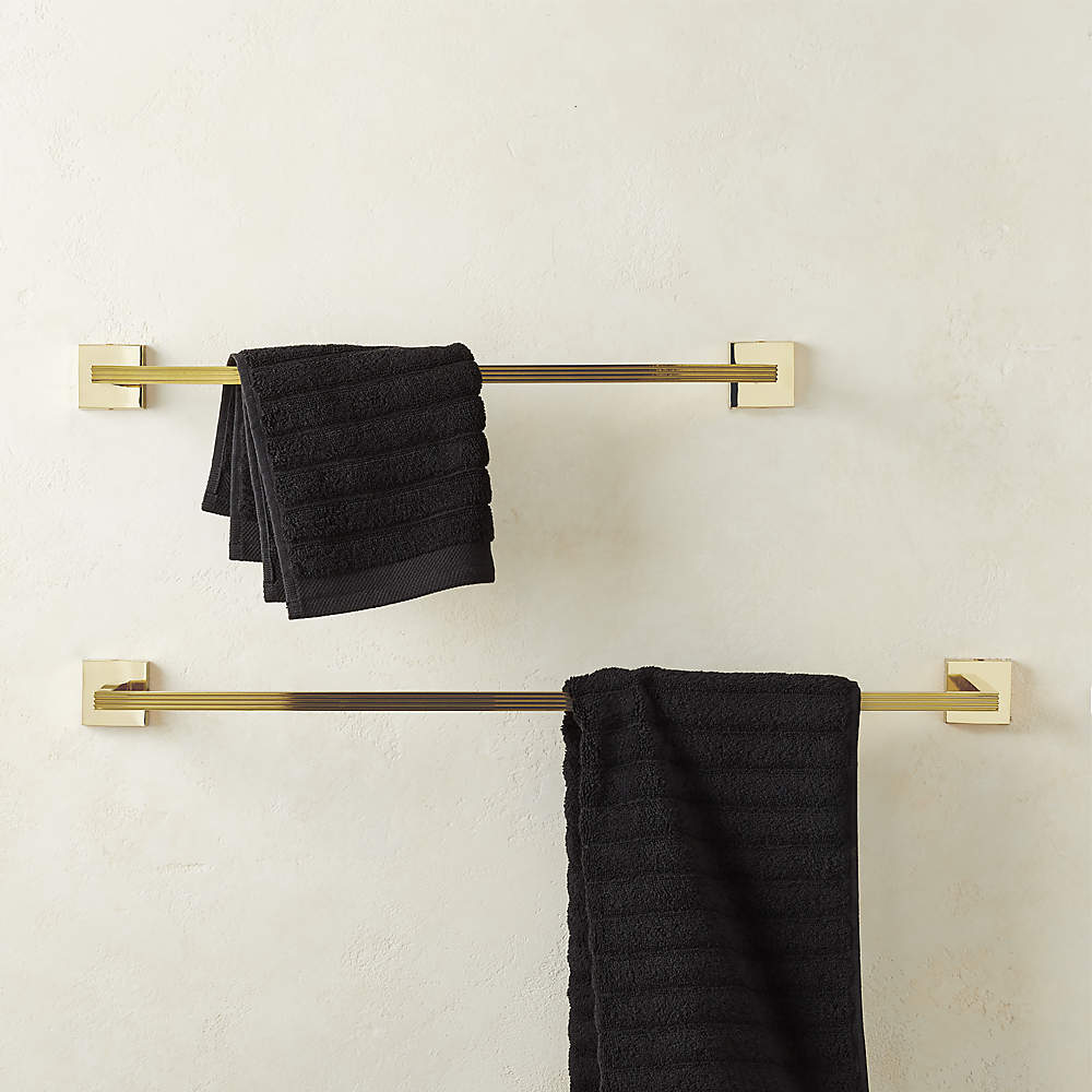 cb2 towel bar