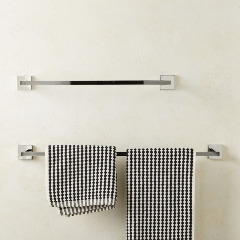 Cody Polished Nickel Towel Bar 24" - image 2 of 6