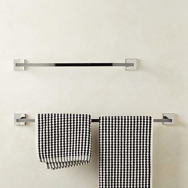cb2 towel bar