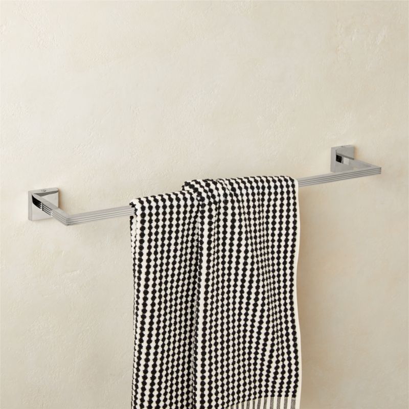 Cody Polished Nickel Towel Bar 24" - image 1 of 6