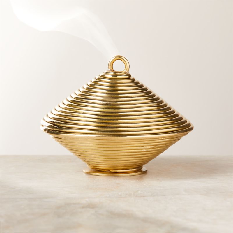 Coil Brass Incense Holder - image 2 of 4