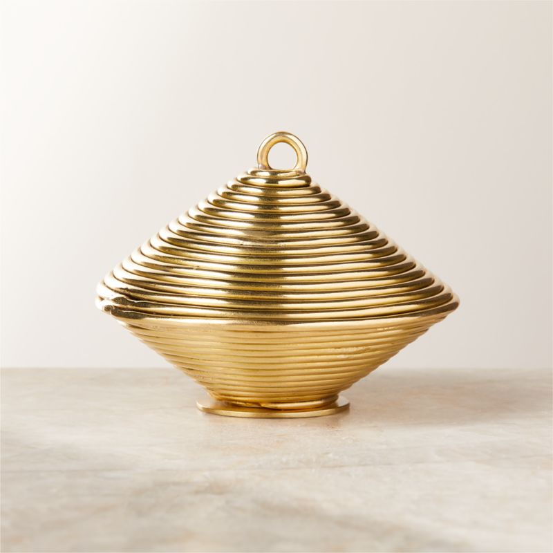 Coil Brass Incense Holder - image 0 of 4