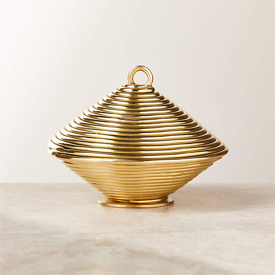 Coil Brass Incense Holder