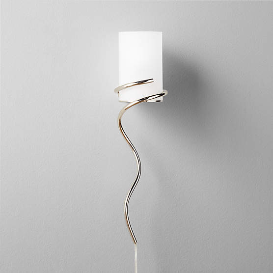 Fluted Gold Modern Wall Sconce + Reviews CB2