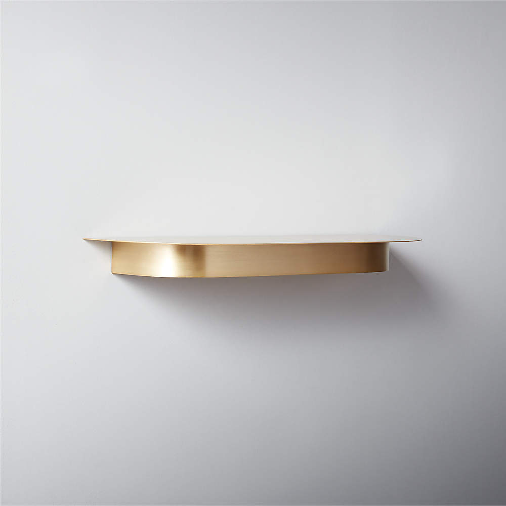 Brass Wall Shelves - Small - 47th & Main