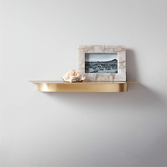 Brass Wall Shelves - Small - 47th & Main