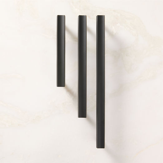 Colton Angled Black Cabinet Handles
