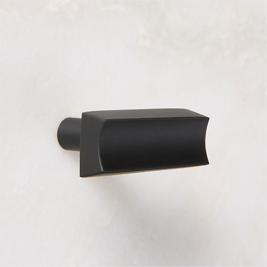 Colton Angled Black Knob