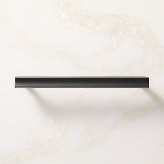 Colton Angled Black Cabinet Handle 6"