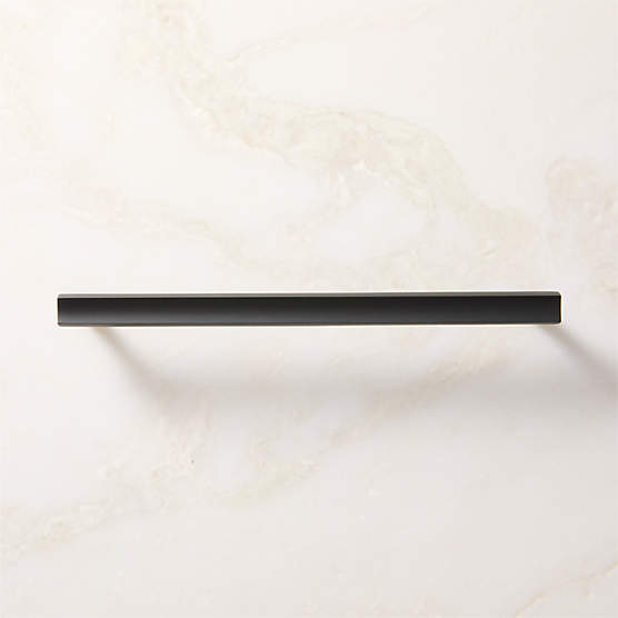 Colton Angled Black Cabinet Handle 8"