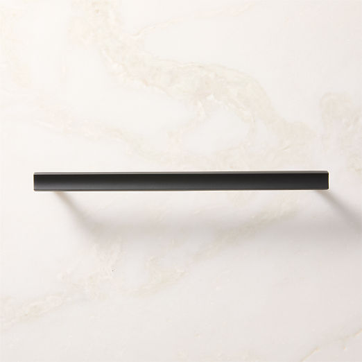 Colton Angled Black Cabinet Handle 8"