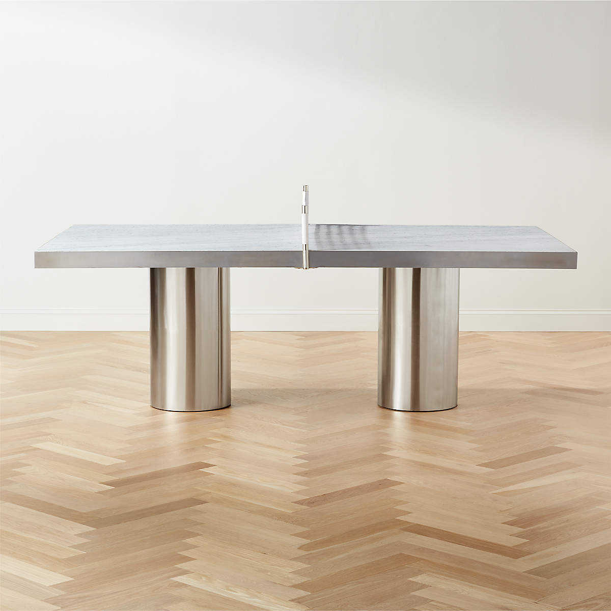 Columna Modern Marble Table Tennis + Reviews CB2