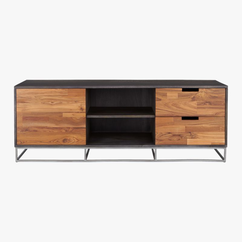 Congo Modern Wood Media Console 56'' + Reviews CB2 Canada