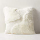 Intersect White Boucle Modern Throw Pillow with Feather-Down Insert 20 +  Reviews | CB2