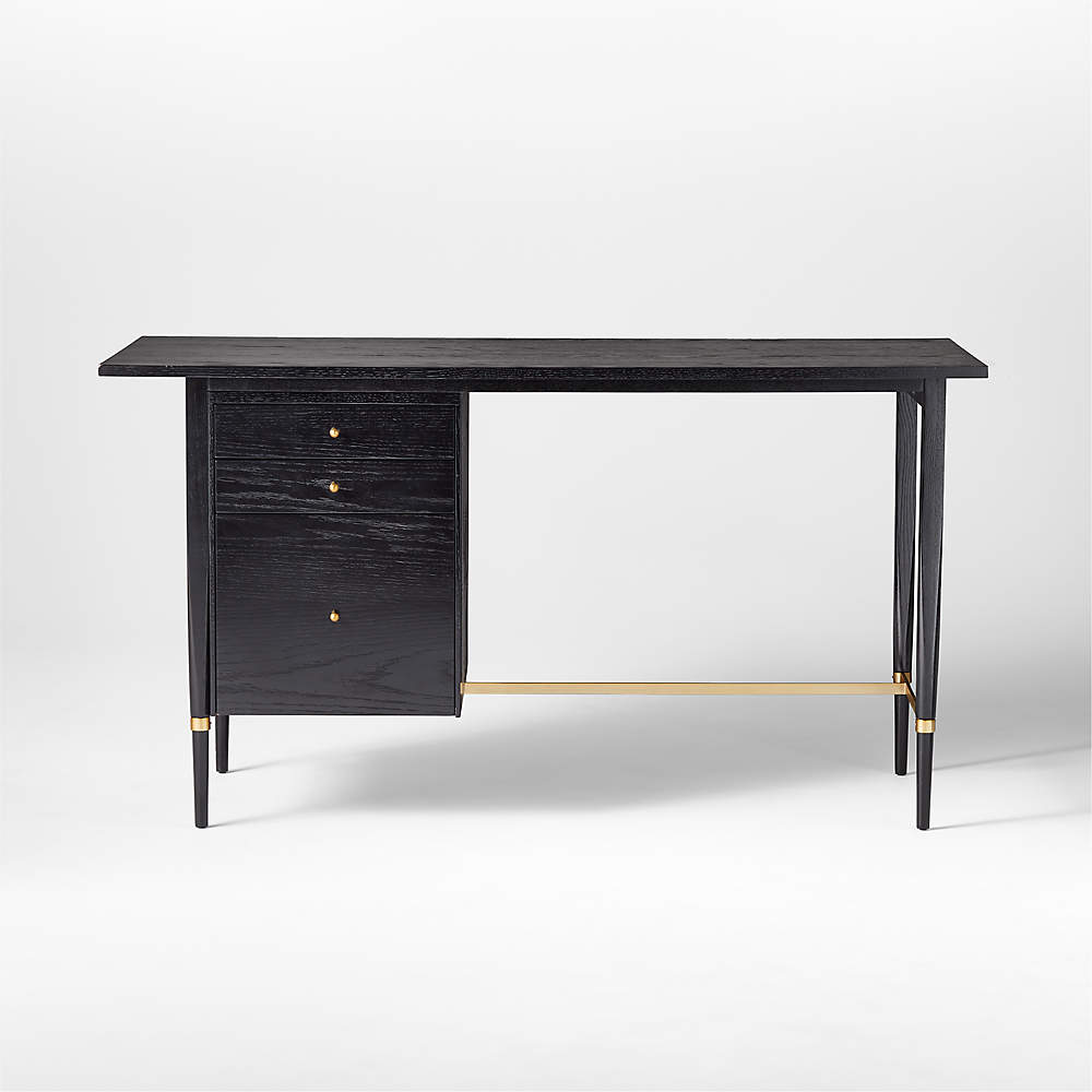 cb2 mid century desk