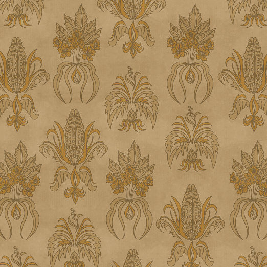 Sinclair Dull Gold Wallpaper