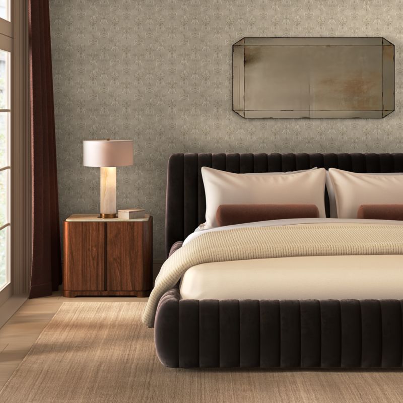 Sinclair Neutral Wallpaper - image 2 of 3