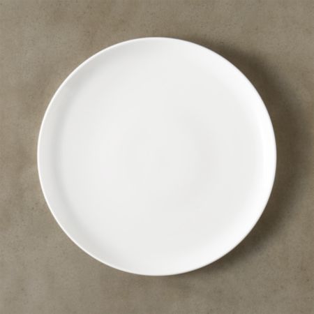 contact white dinner plate