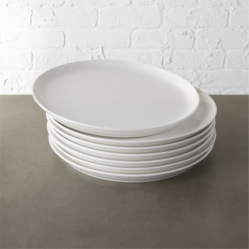 white plate set