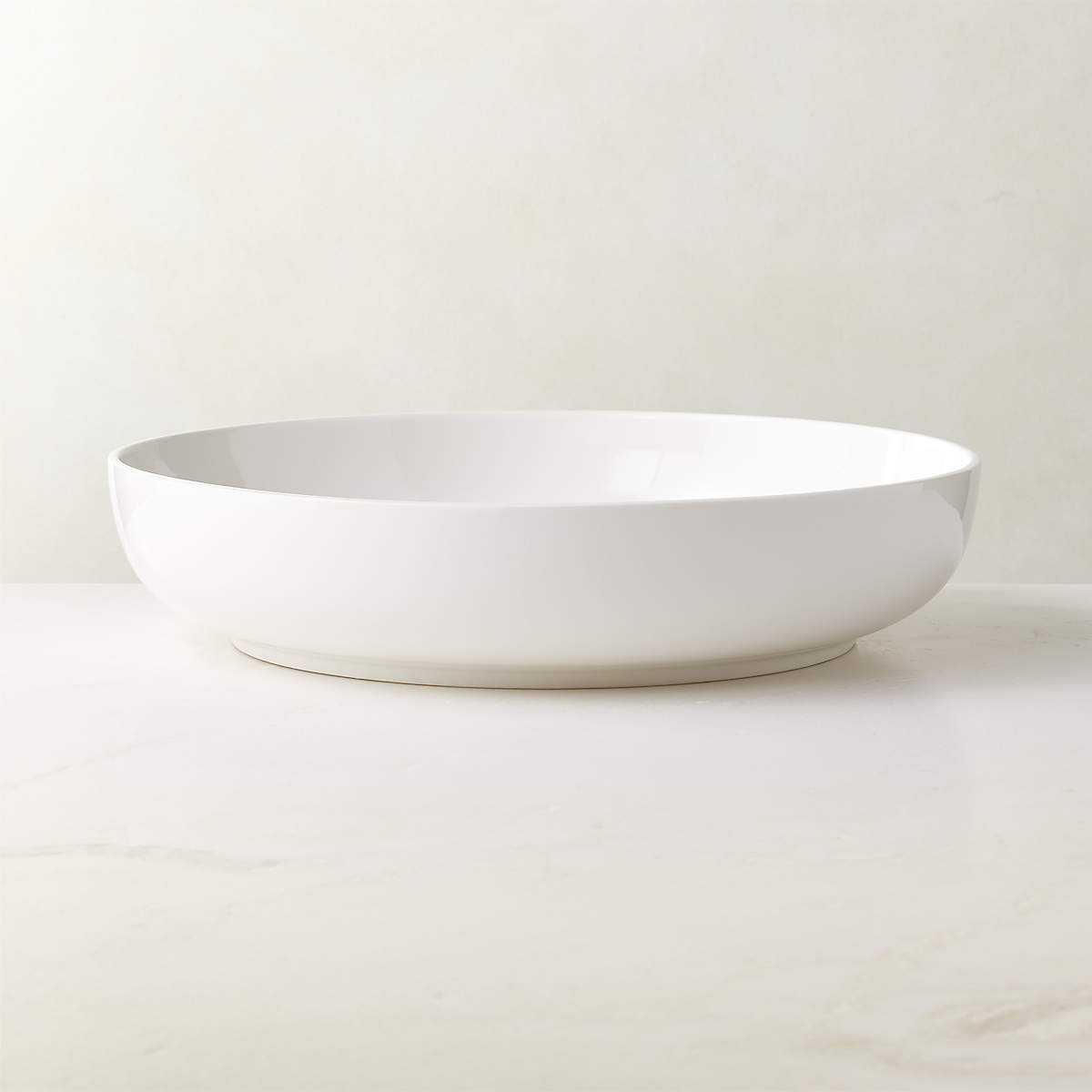 Contact White Serving Bowl