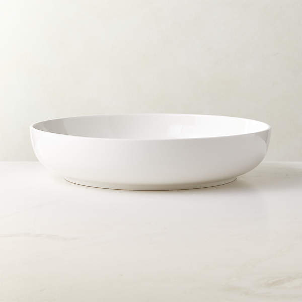 Contact Modern White Serving Bowl Large + Reviews