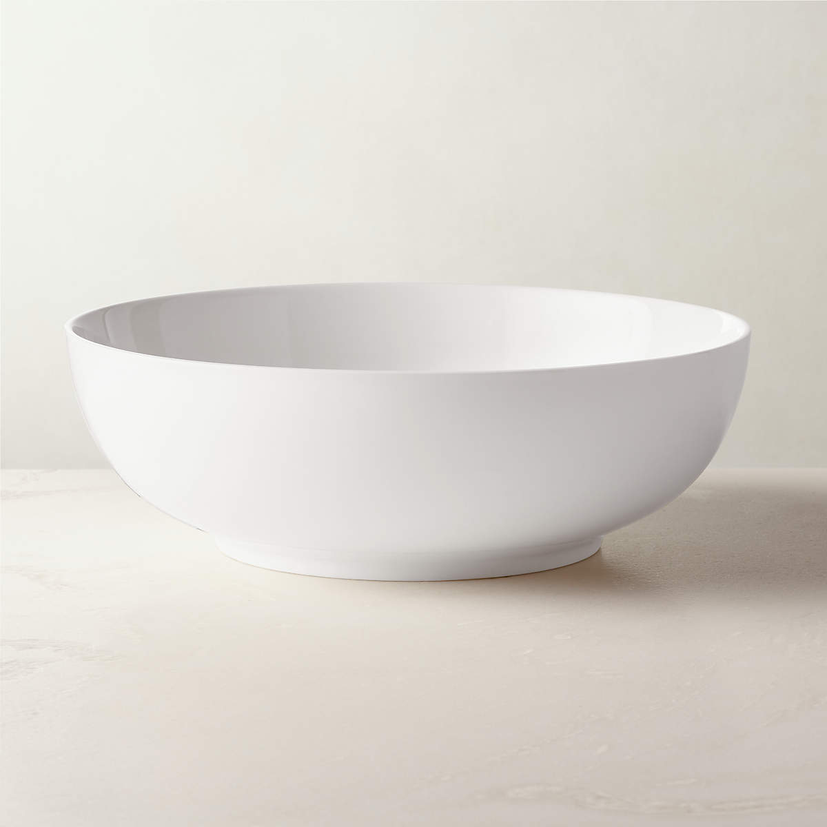 Contact White Serving Bowl