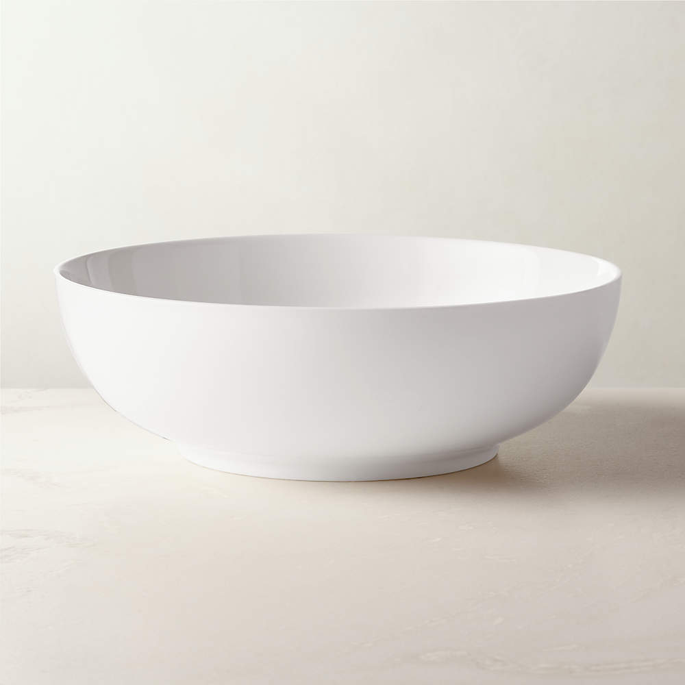 Contact White Serving Bowl + Reviews