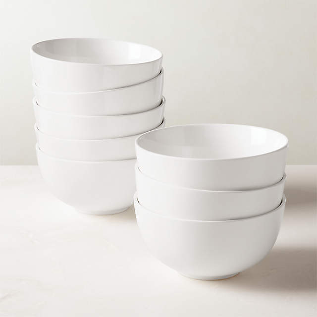 CB2 - April Catalog 2018 - 6-Piece White Enamel Mixing Bowl Set