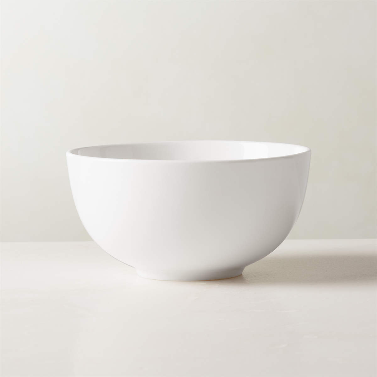 Contact Modern White Pasta Bowl + Reviews | CB2