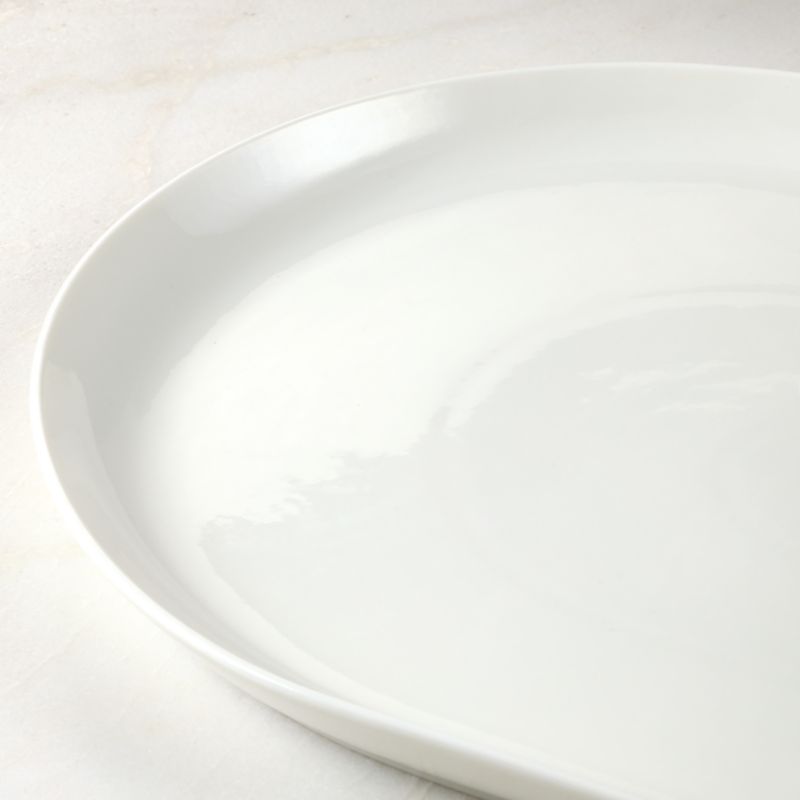 Contact White Oval Serving Platter - image 1 of 3