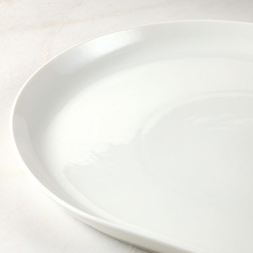 Contact White Oval Serving Platter