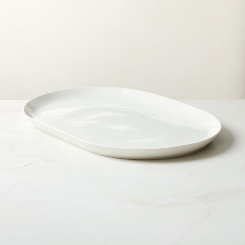 Contact White Oval Serving Platter - image 2 of 3
