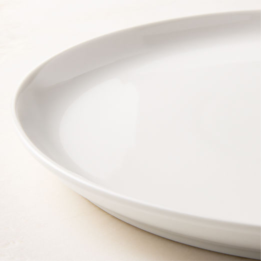 Contact White Round Serving Platter