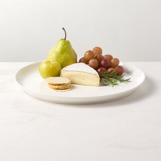 Contact White Round Serving Platter