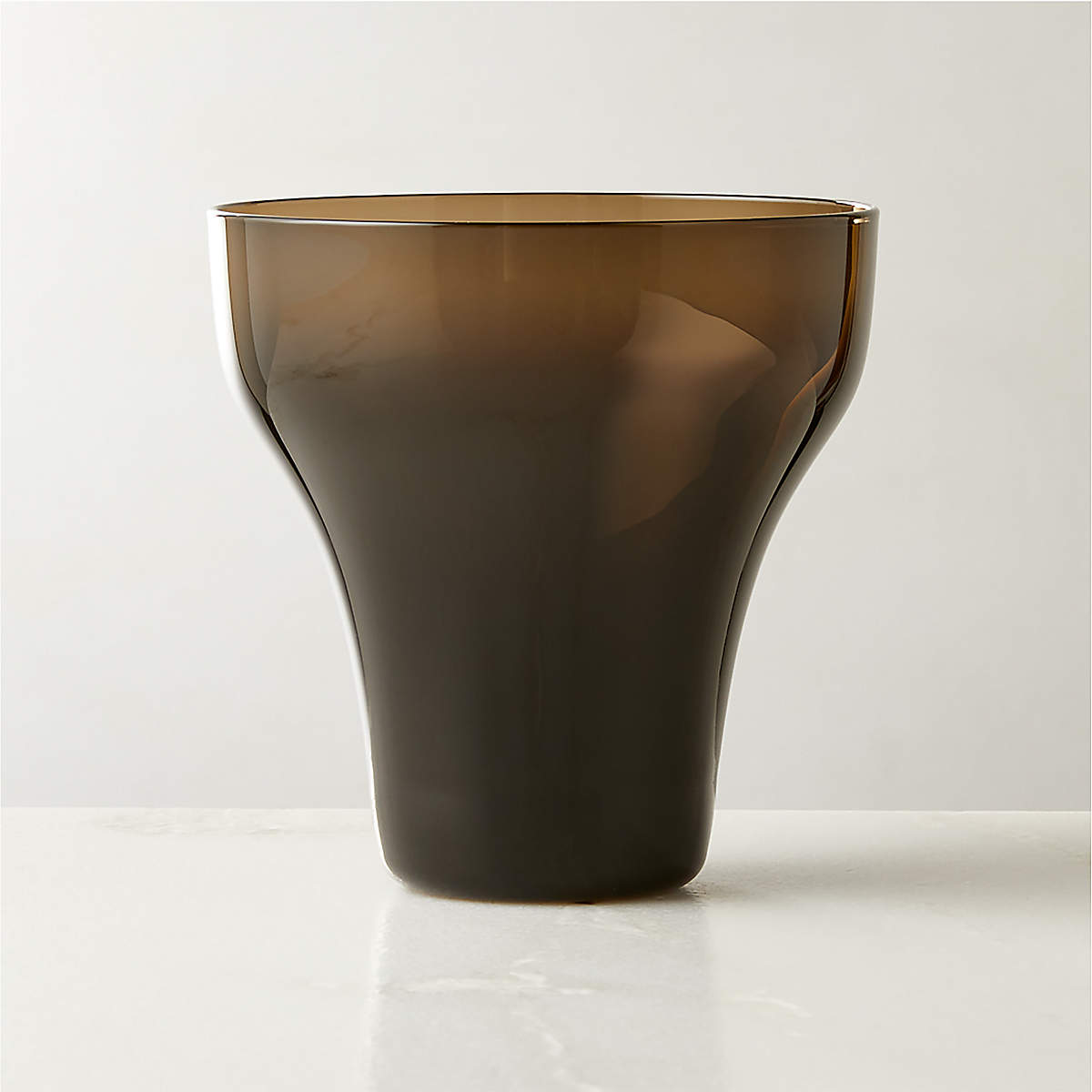 Contempri Smoked Double OldFashioned Glass + Reviews CB2