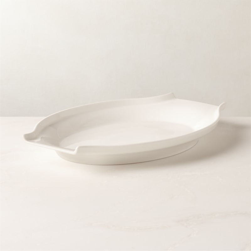 View Contempri Large White Oval Platter details