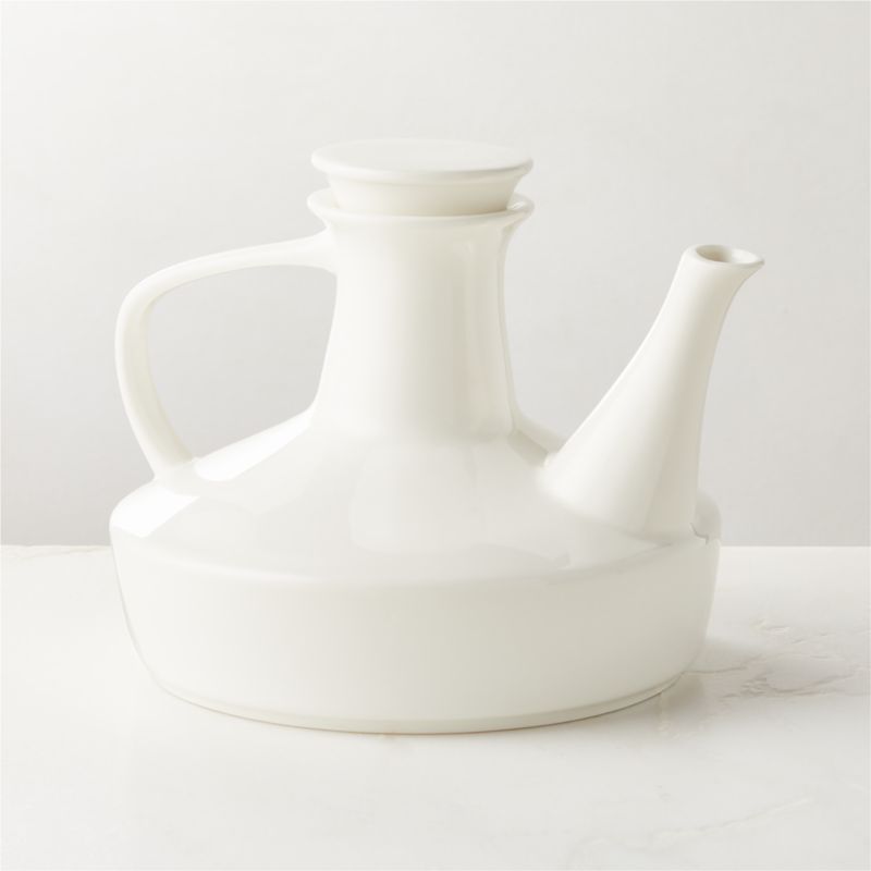 View Contempri White New Bone Teapot details